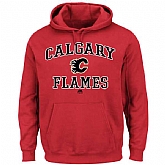 Men's Calgary Flames Majestic Heart x26 Soul Hoodie - Red,baseball caps,new era cap wholesale,wholesale hats
